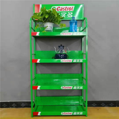 弧形鐵質展架 機油、潤滑油、防水涂料與五金文化用品的完美展示方案